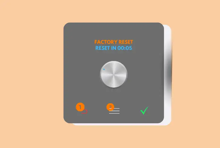 restore the hive to factory defaults