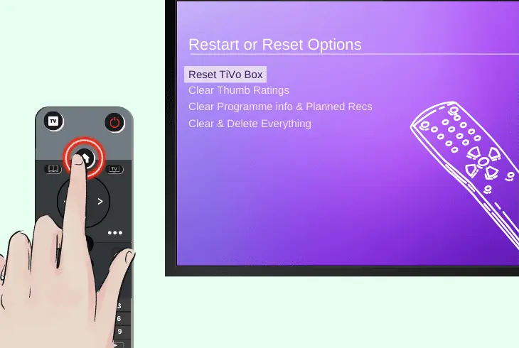 reset the virgin system to factory defaults