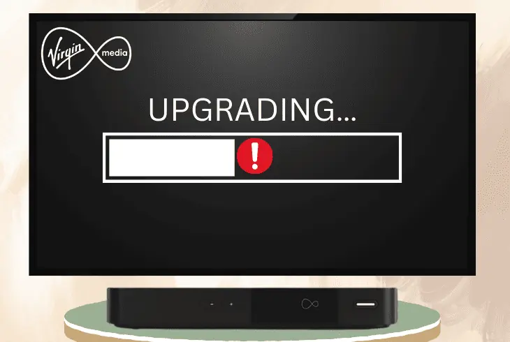 fix the virgin 360 upgrade failed