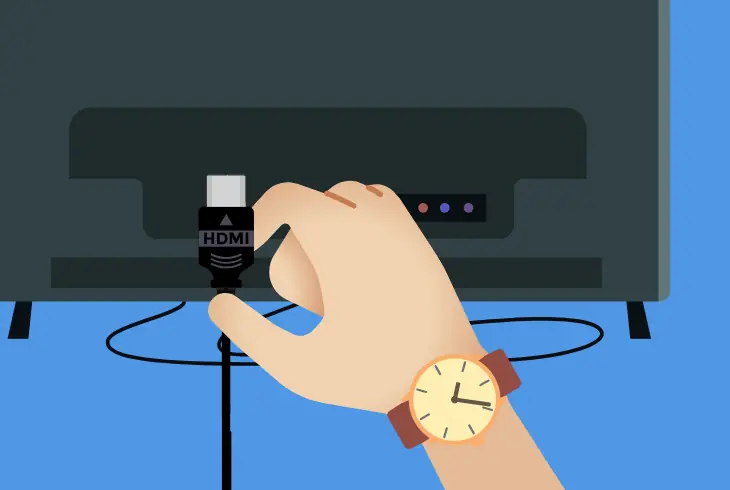 connect the hdmi cable