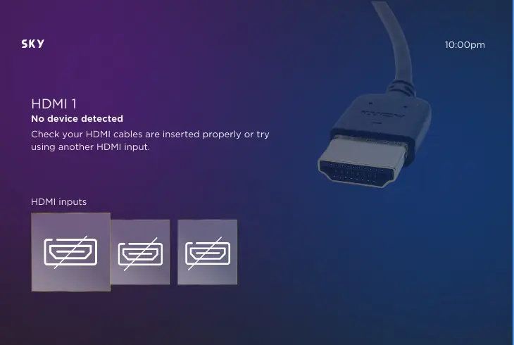 select the hdmi source