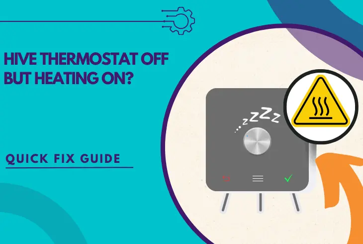 hive thermostat off but heating on