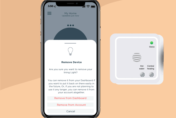 unpair hive hub from hive app