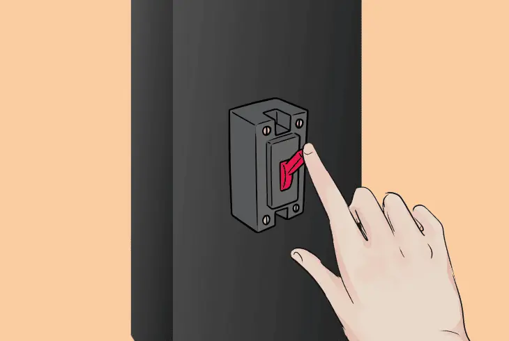 reset the boiler in the hvac system