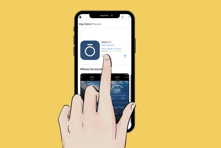 reinstall oura on iphone