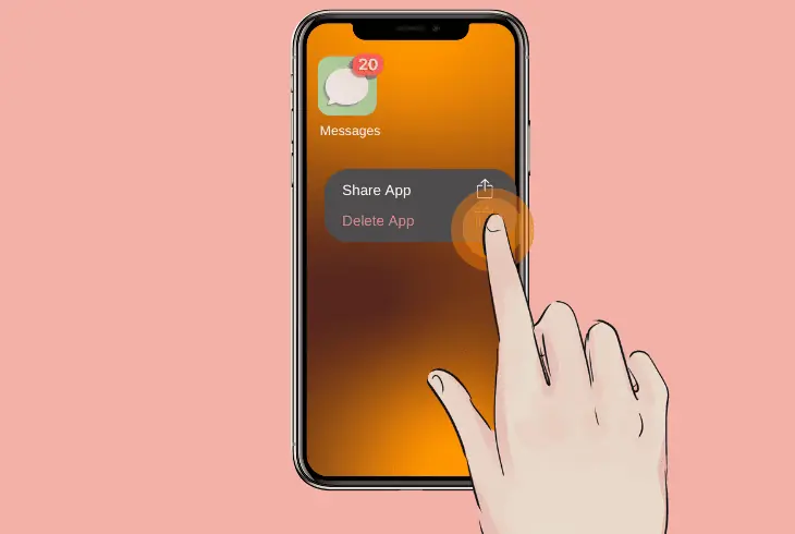 reinstall the messaging app