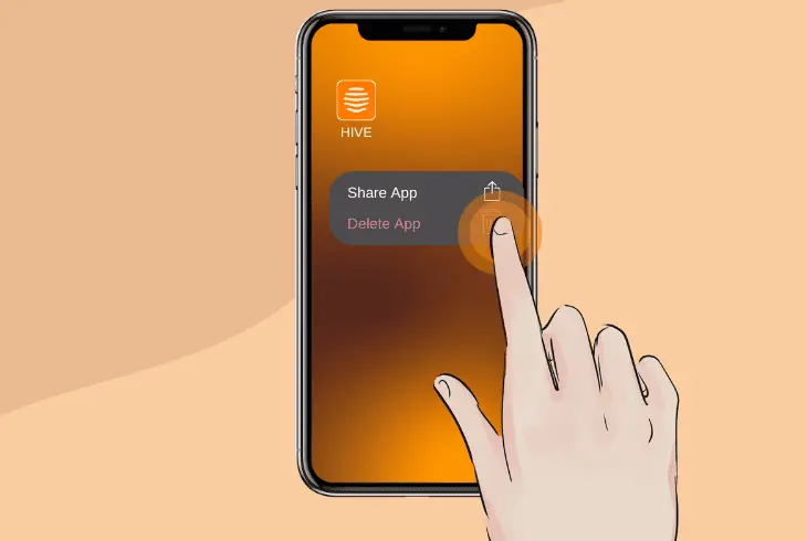 reinstall the hive mobile application