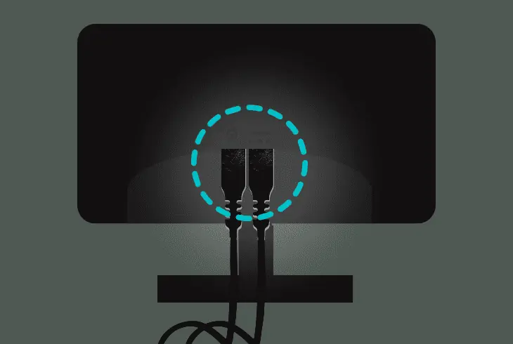 check the peloton monitor’s connections