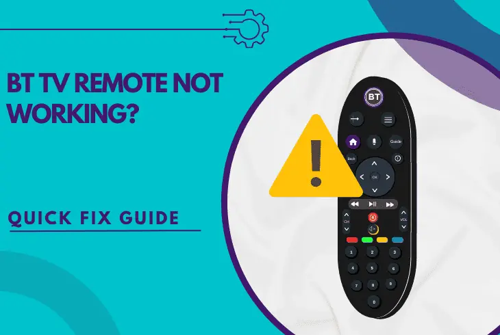 bt tv remote not working