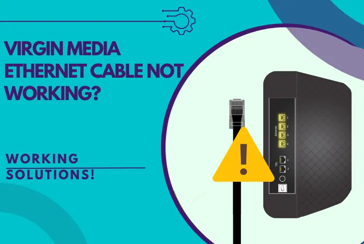 virgin media ethernet cable not working