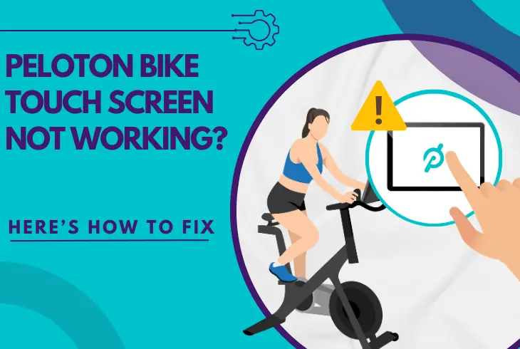 peloton bike touch screen not working