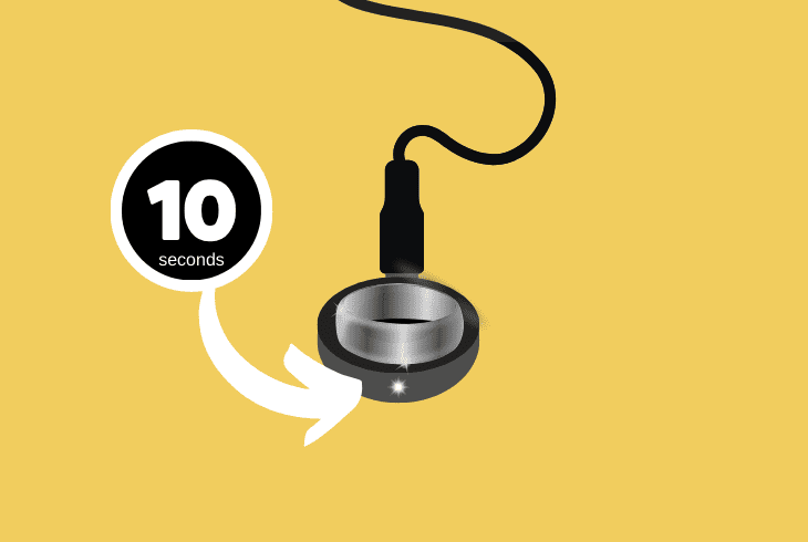 reseat your oura ring