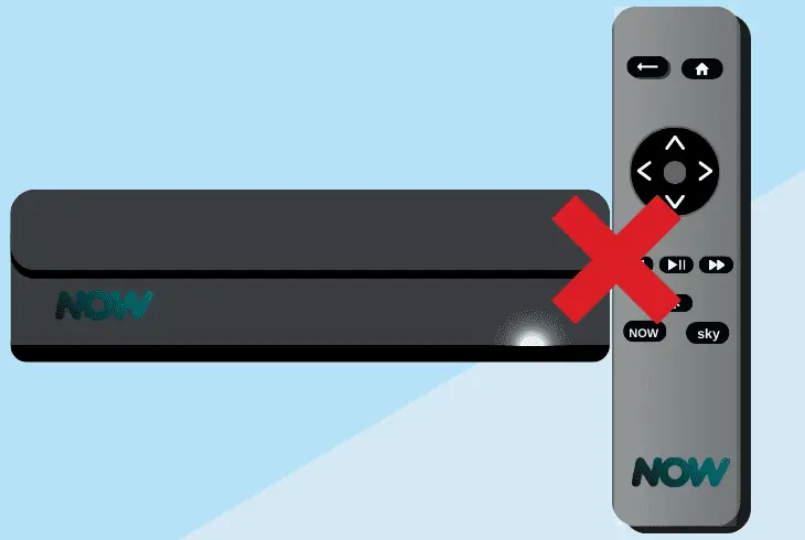 now tv ir remote pairing problem