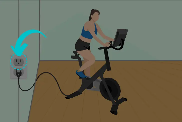 power reset the peloton bike