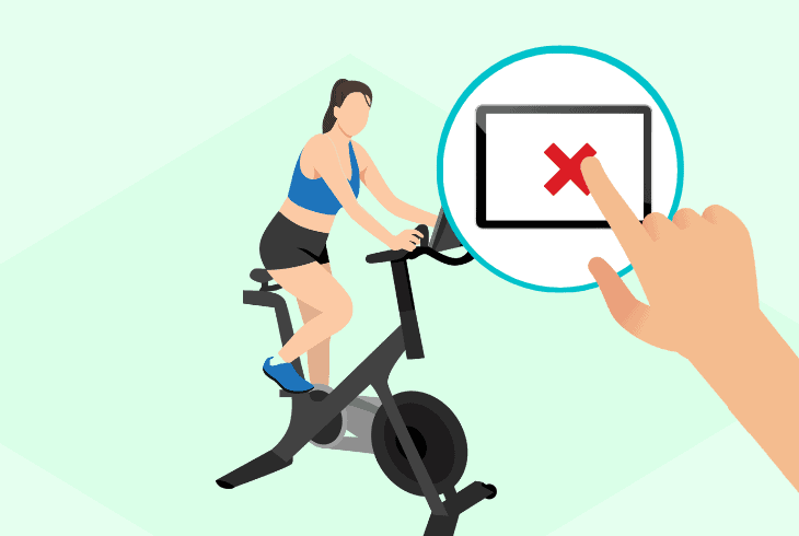 restart the peloton’s workout