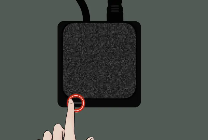 hold the virgin box power button