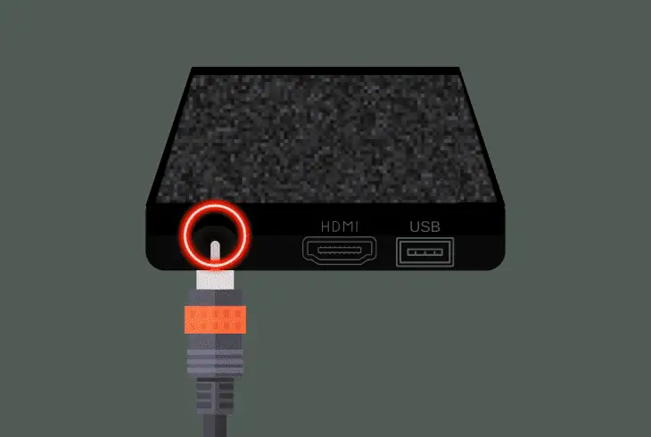 inspect the power connection