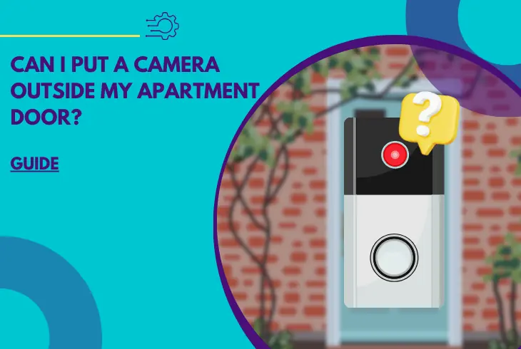 can i put a camera outside my apartment door