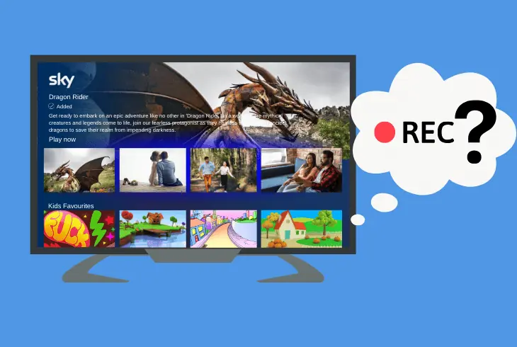 can you record on sky stream
