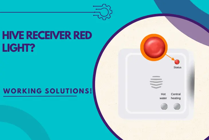 hive receiver red light