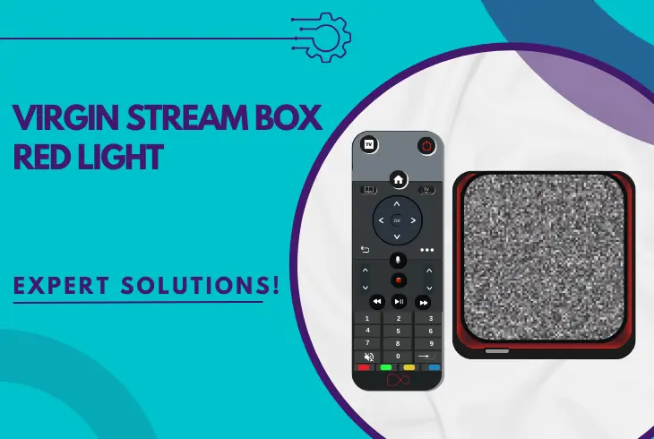 virgin stream box red light