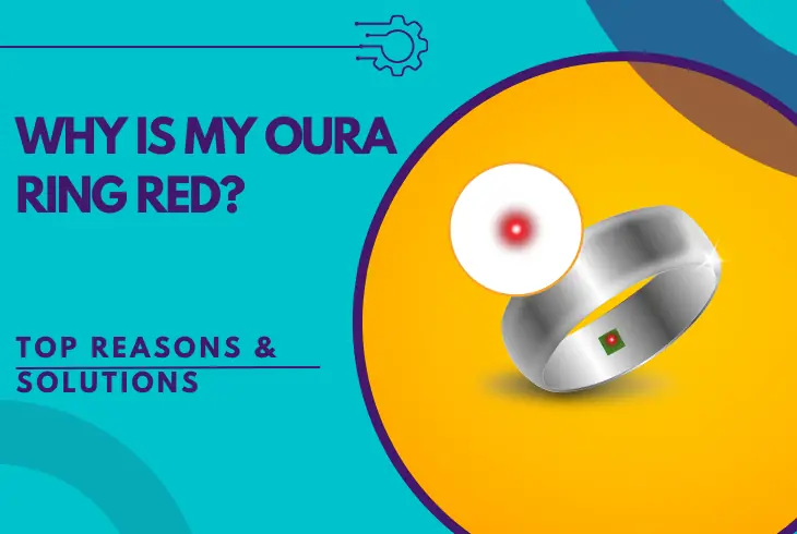 why is my oura ring red