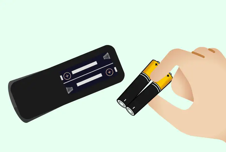 replace the remote’s batteries