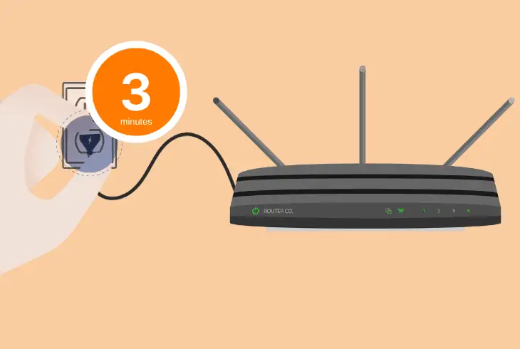 how to power cycle the router