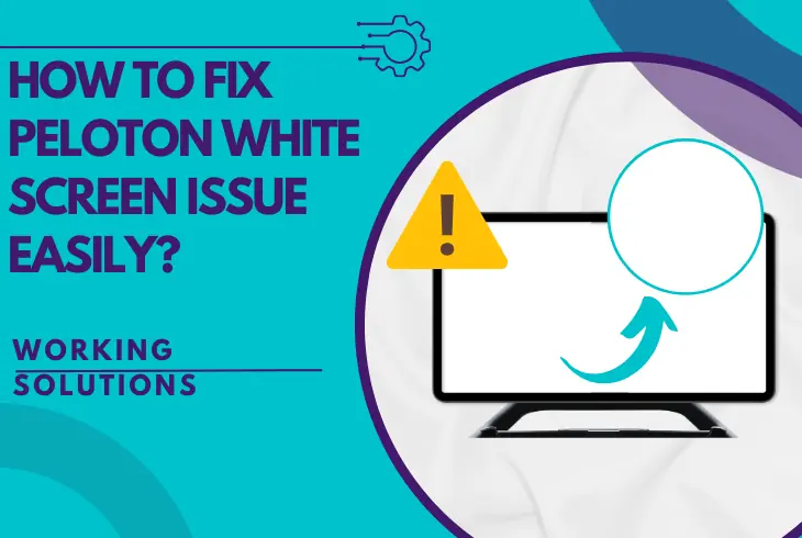 peloton white screen