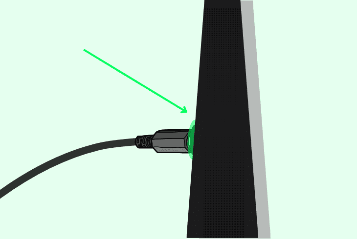 reseat the talktalk router service cable