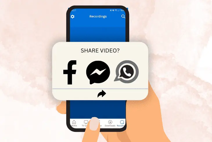 share the recording with family