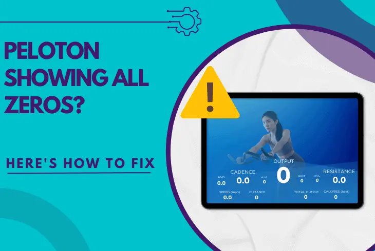 peloton showing all zeros