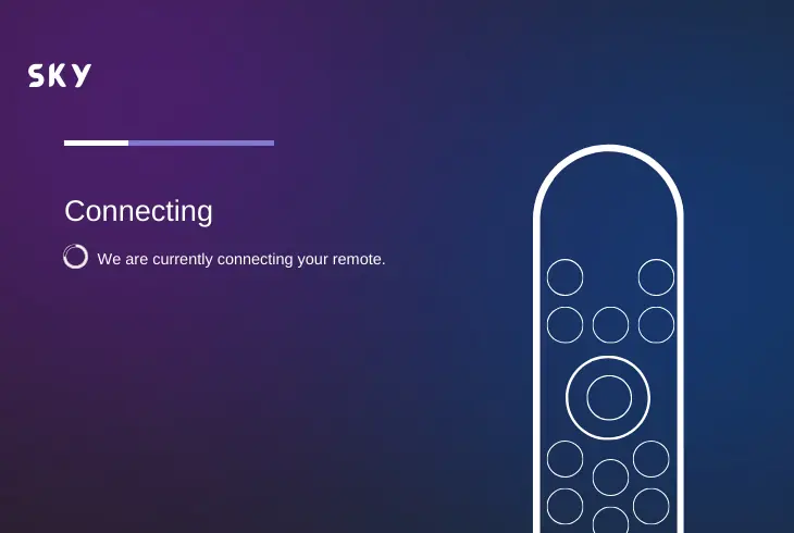 pair remote to sky box