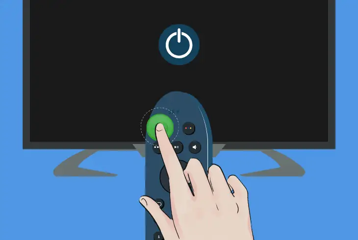 power cycle your sky glass tv