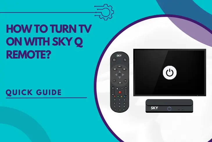 how to turn tv on with sky q remote