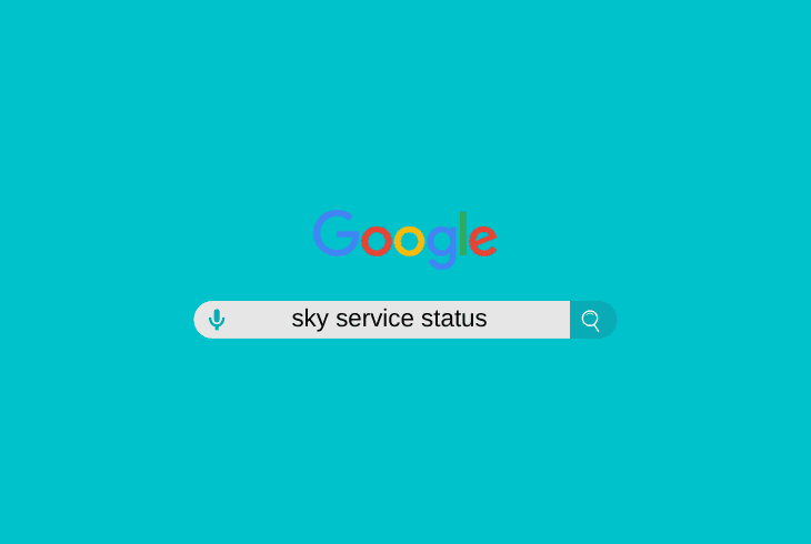 identify ongoing sky service outages