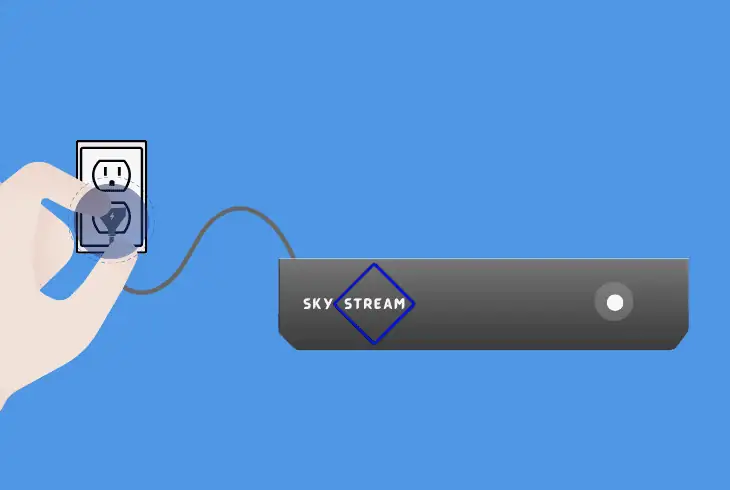 power on your sky stream puck