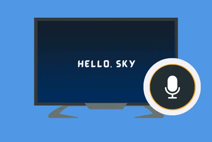 use the sky voice commands