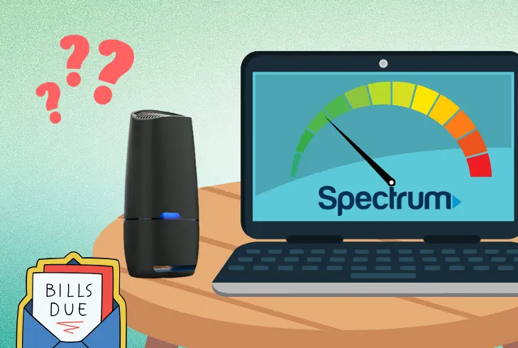 do spectrum slow down internet when bill is due