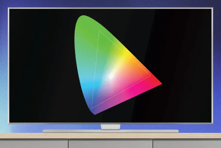 a color gamut coverage