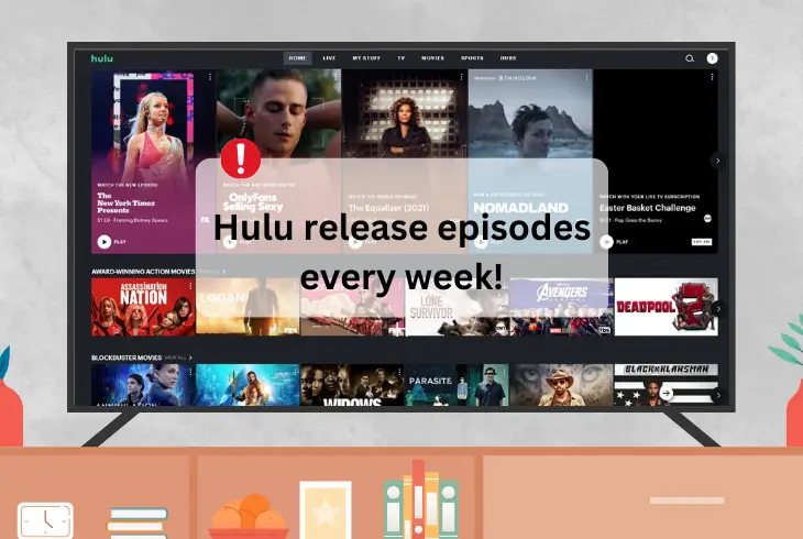 the weekly releases of episodes