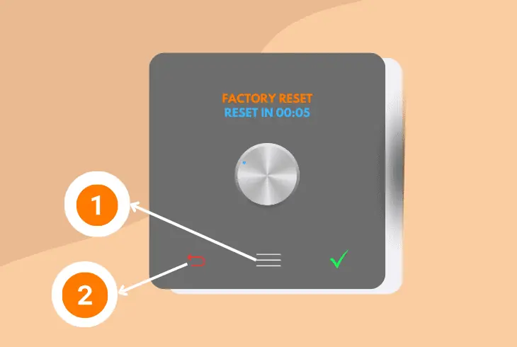 reset and pair your thermostat