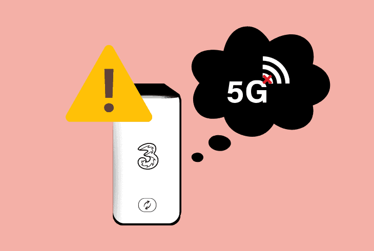 malfunction three 5g broadband