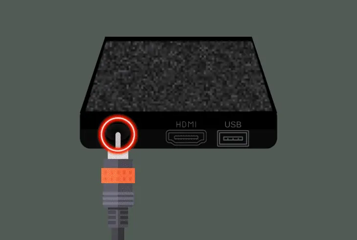 refresh coaxial service of the tv box