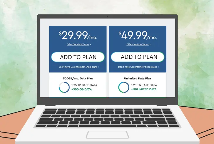 upgrade plan for additional data