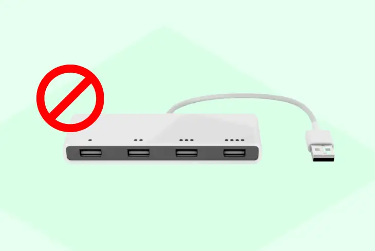 unplug unnecessary ubs links