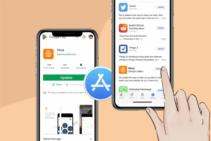 update the version of the hive app