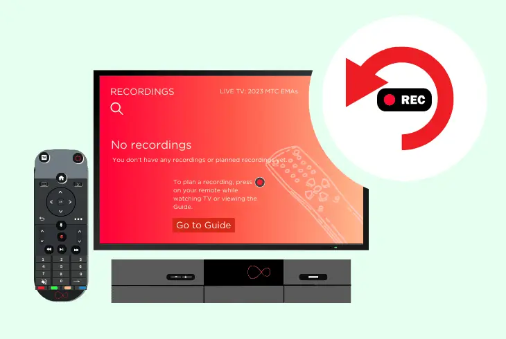 can you recover lost virgin 360 recordings