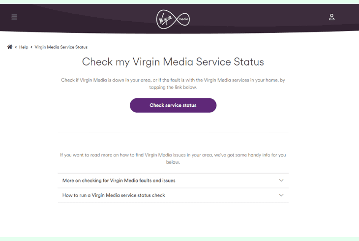 check for temporal virgin outages