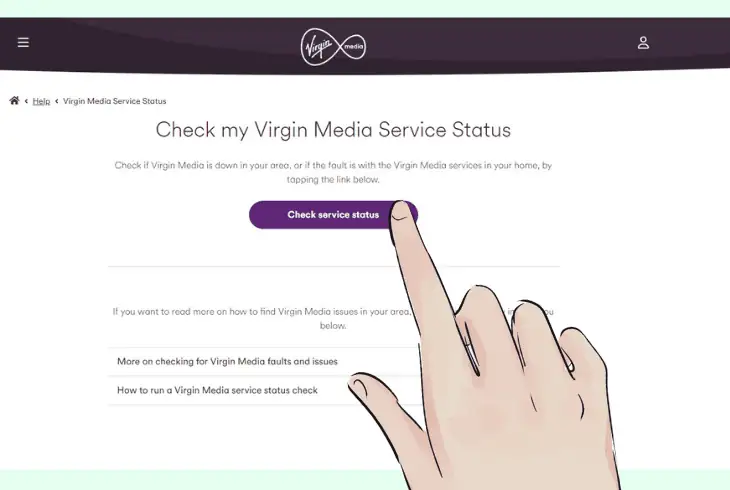 check for a virgin service outage